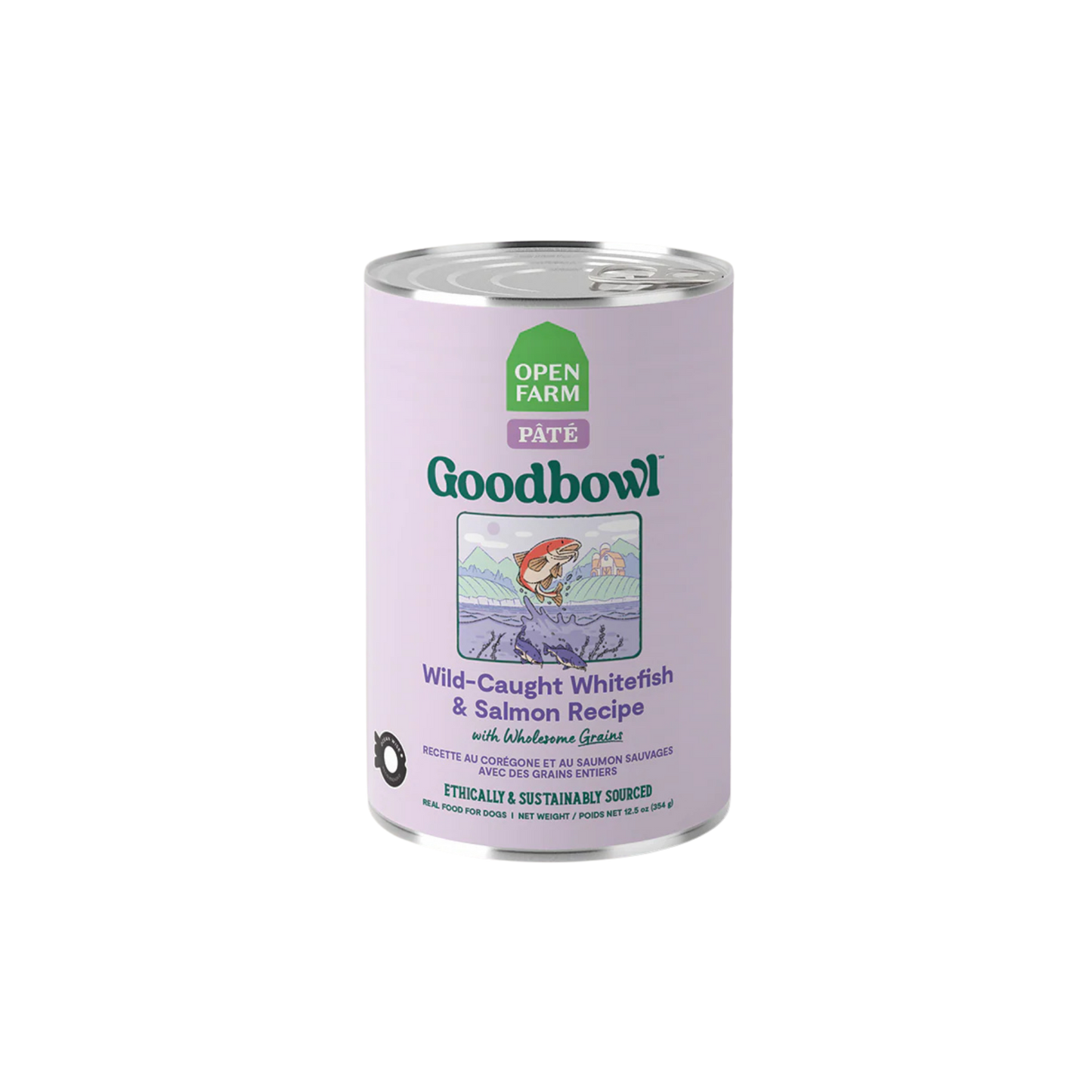 Open Farm Goodbowl Wild-Caught Whitefish & Salmon Pâté for Dogs