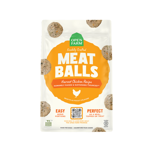 Open Farm Harvest Chicken Freshly Crafted Meatballs for Dogs