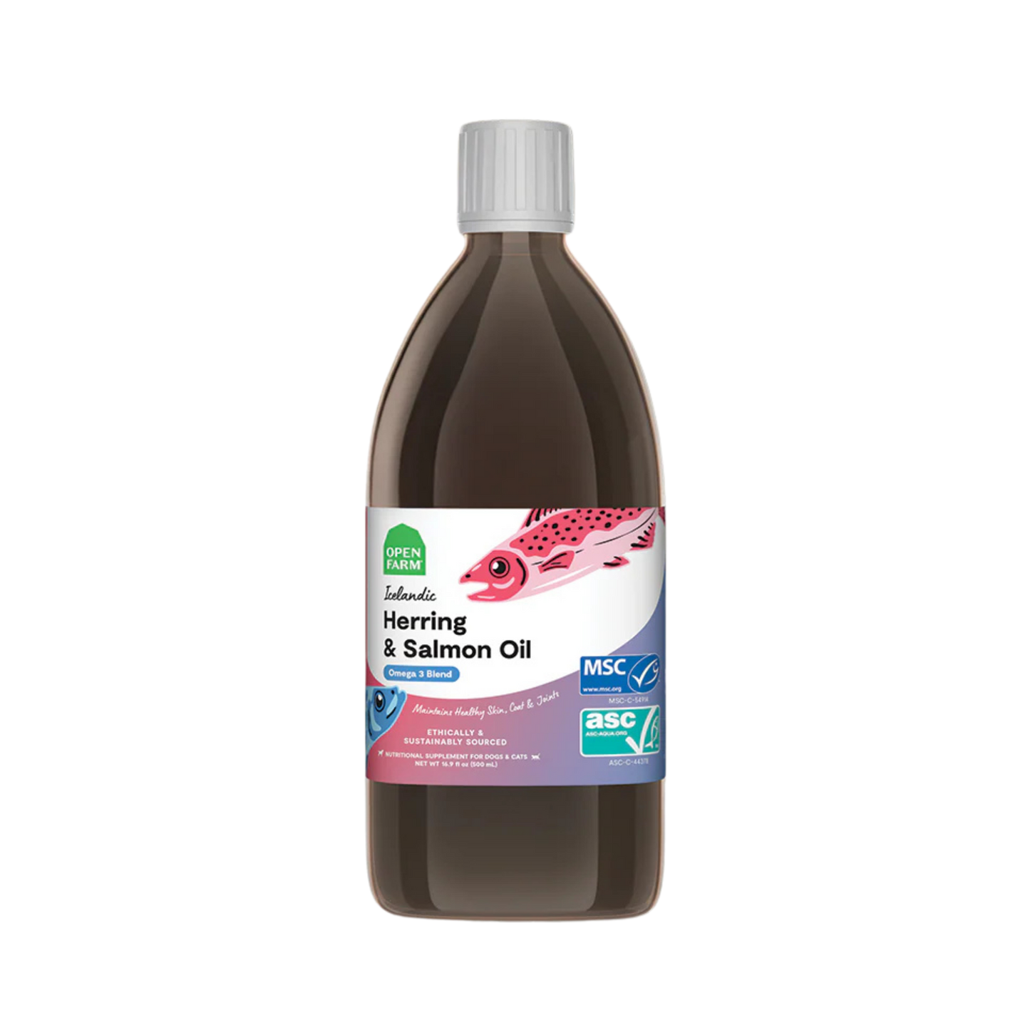 Open Farm Icelandic Herring & Salmon Oil For Dogs
