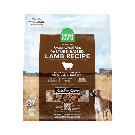 Open Farm Pasture-Raised Lamb Freeze-Dried Raw Morsels for Dogs