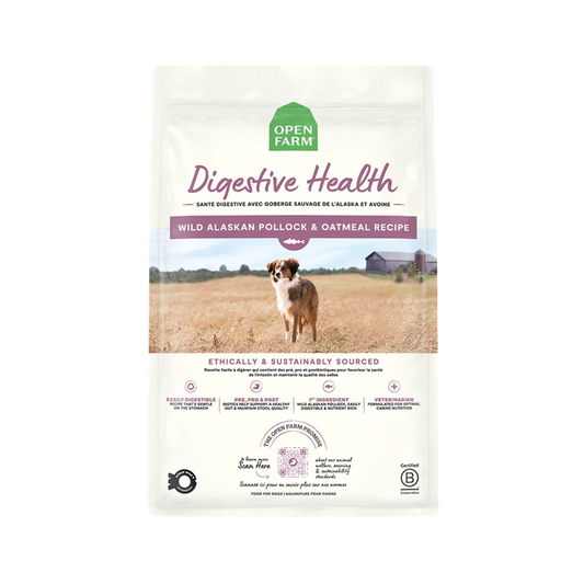 Open Farm Pollock & Oatmeal Digestive Health Dry Dog Food