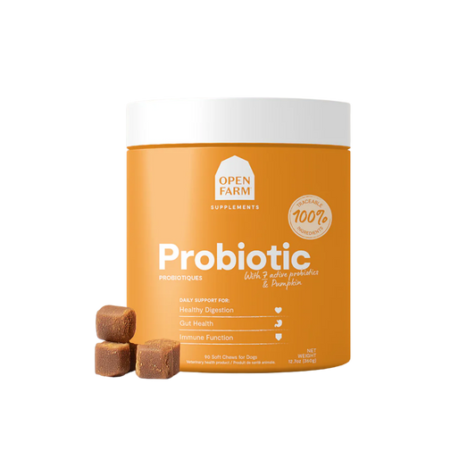 Open Farm Probiotic Food Supplement Chews for Dogs