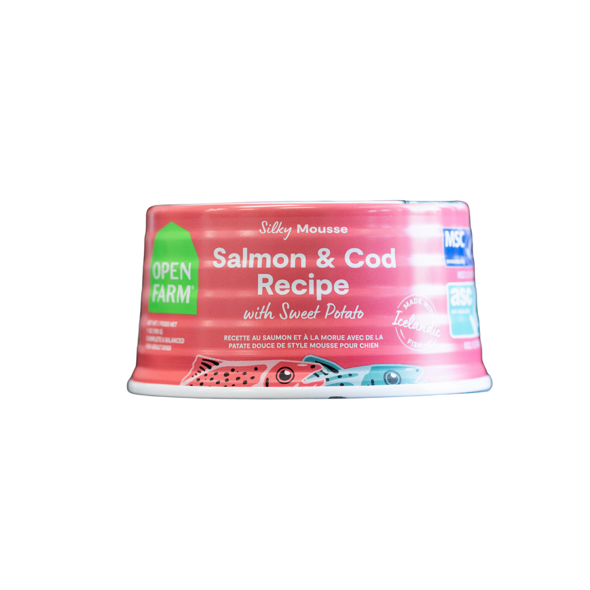 Open Farm Silky Mousse Salmon & Cod Recipe with Sweet Potato – Pups ...