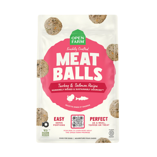 Open Farm Turkey & Salmon Freshly Crafted Meatballs for Dogs