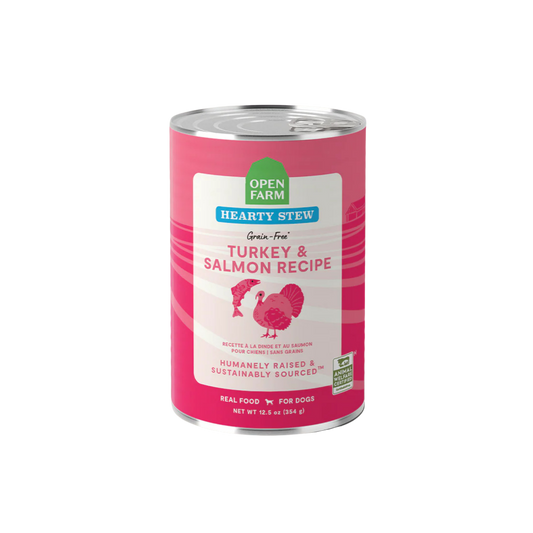 Open Farm Turkey & Salmon Hearty Stew Wet Dog Food