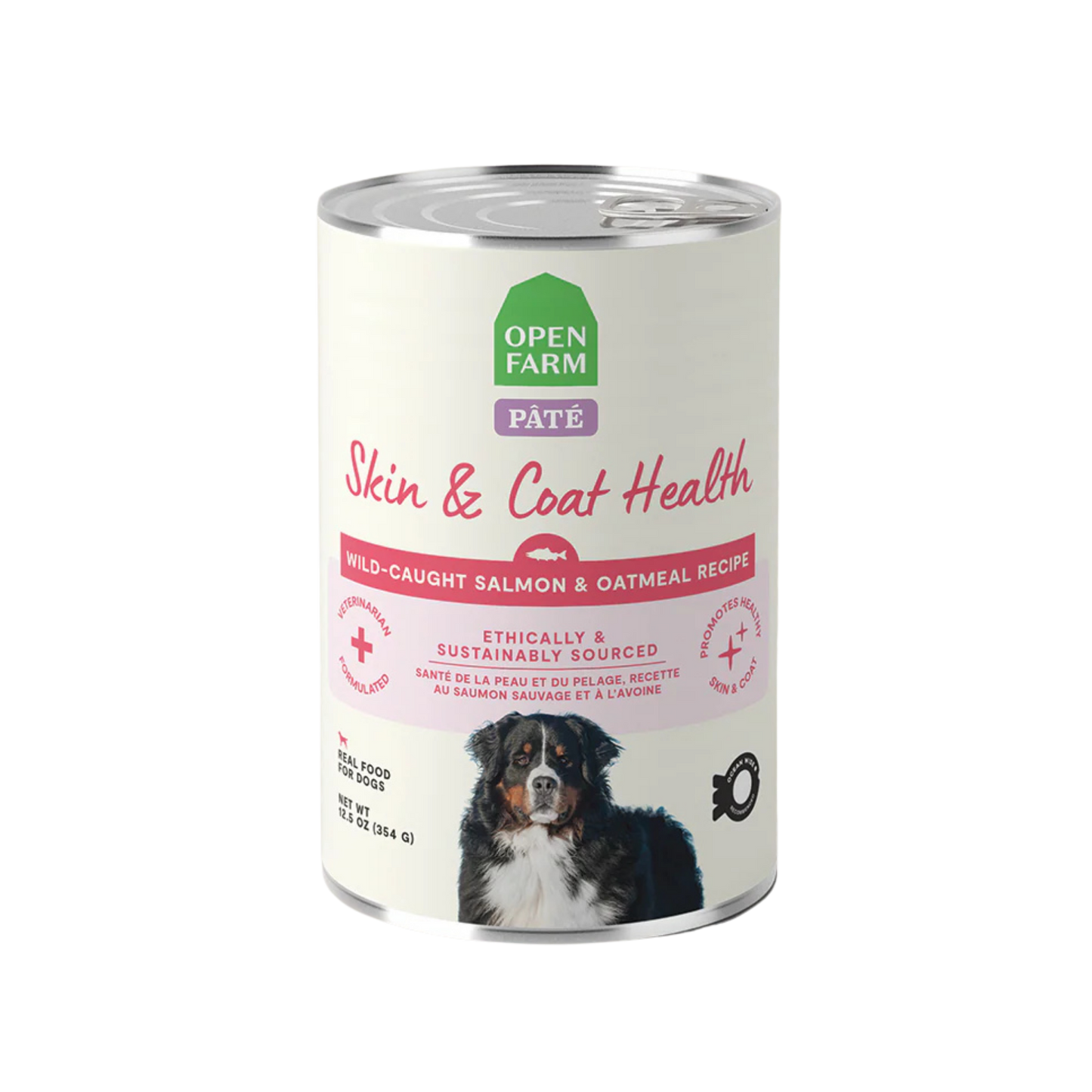 Open Farm Wild-Caught Pollock & Salmon Skin & Coat Health Pâté for Dogs
