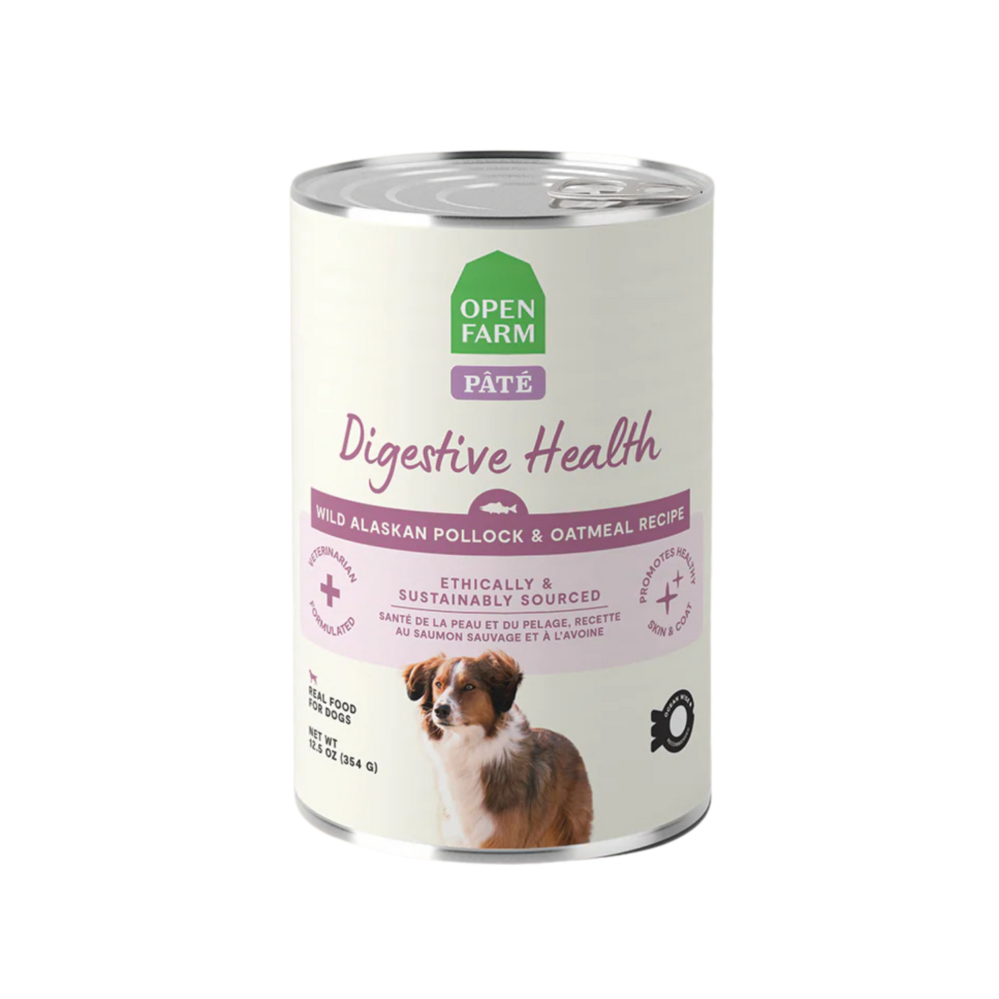Open Farm Wild-Caught Whitefish & Pollock Digestive Health Pâté for Dogs