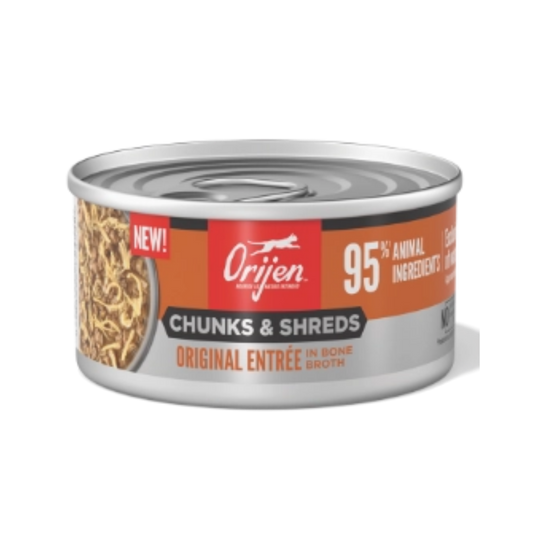 Orijen Chunks & Shreds, Original Entrée Wet Cat Food