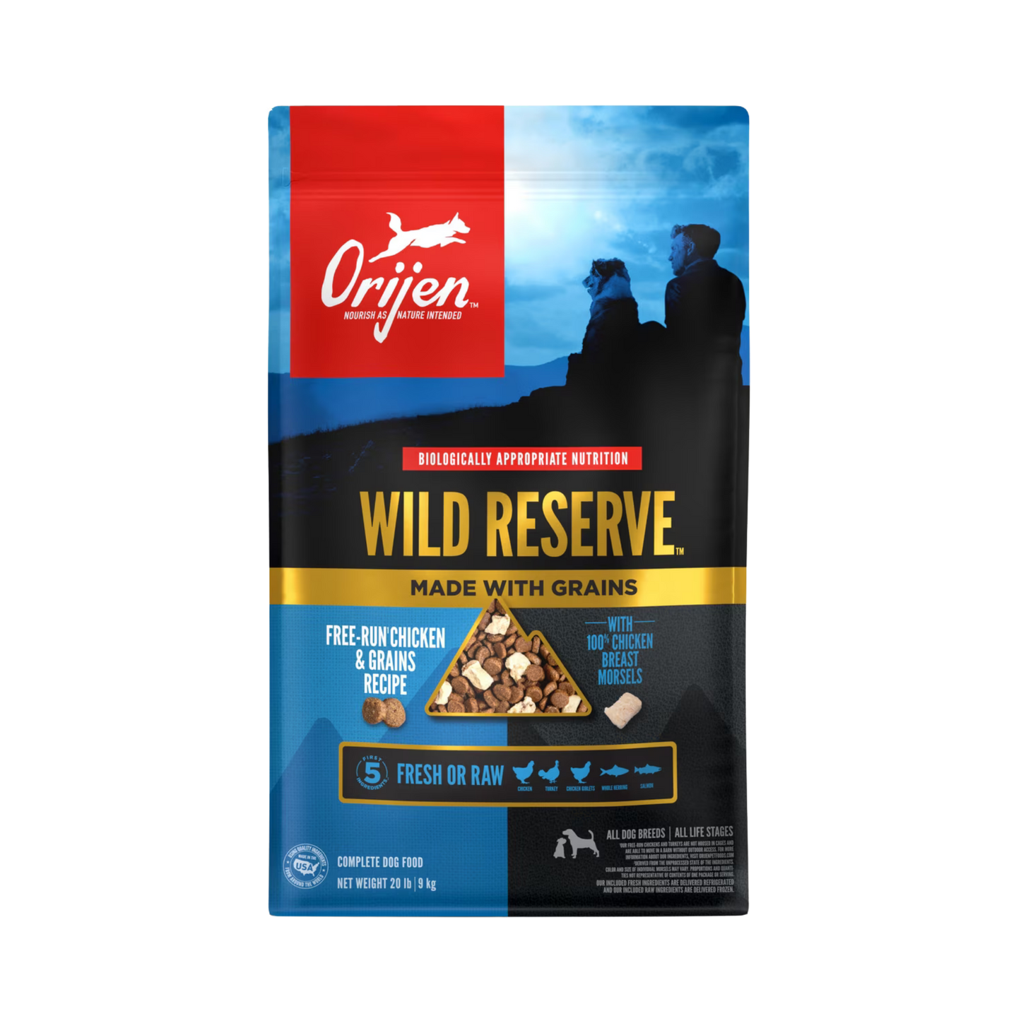 Orijen Wild Reserve Free-Run Chicken & Grains Dry Dog Food