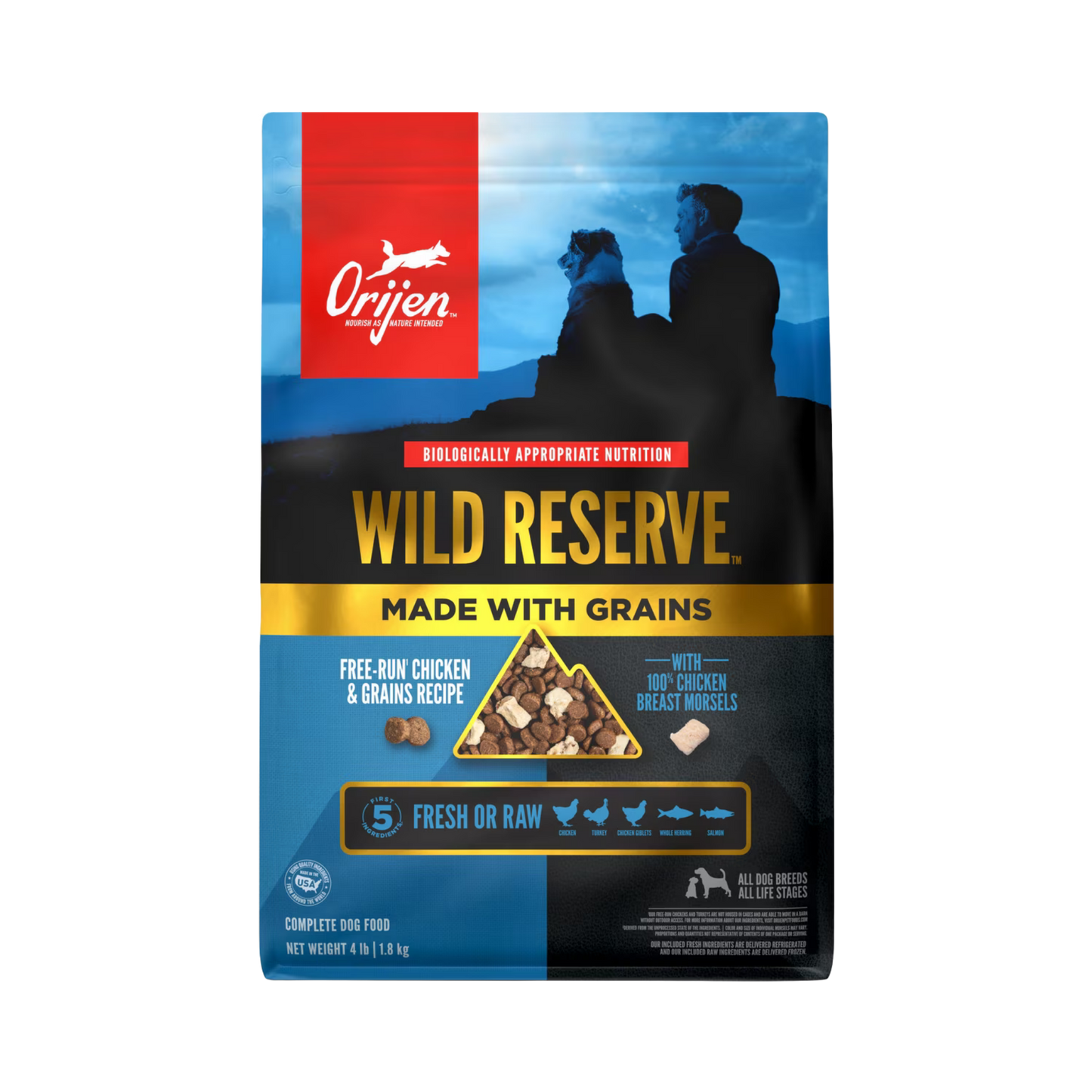 Orijen Wild Reserve Free-Run Chicken & Grains Dry Dog Food
