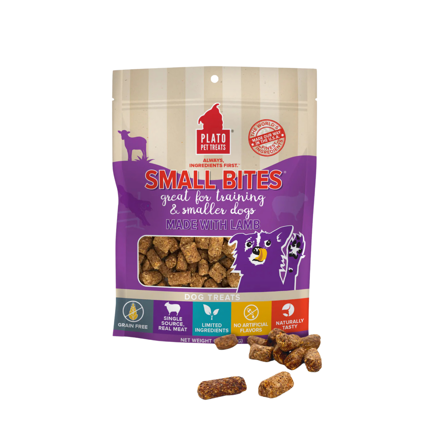 Plato Small Bites With Lamb Dog Treats