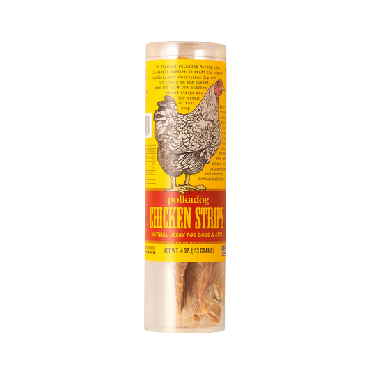 Polkadog Polkadog Chicken Strip Jerky Dog Treats, 4oz