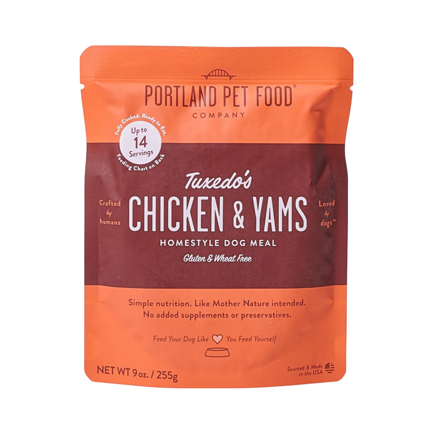 Portland Pet Food Company Tuxedo's Chicken & Yams for Dogs