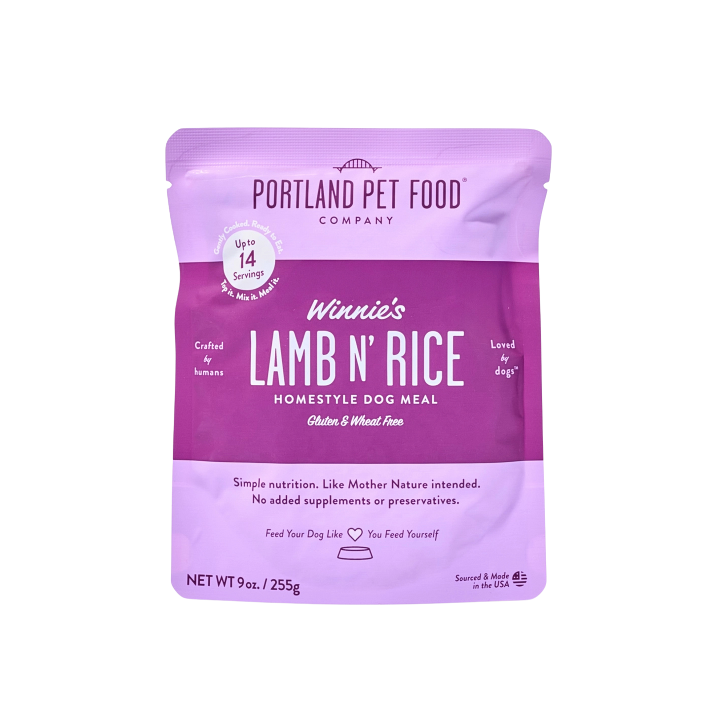 Portland Pet Food Company Winnie's Lamb N' Rice for Dogs