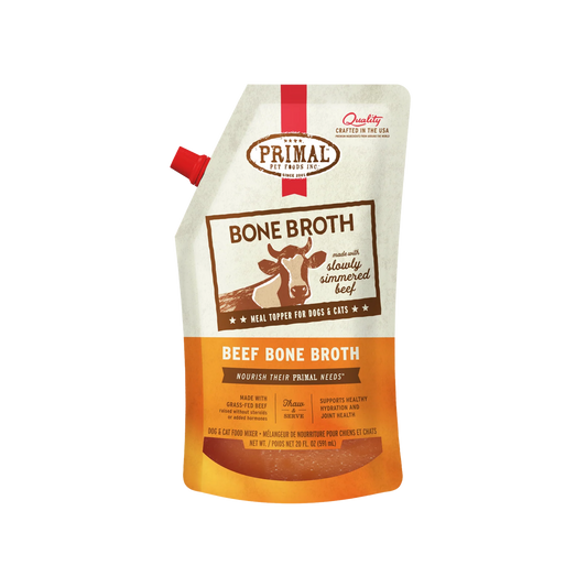 Primal Beef Recipe Frozen Bone Broth for Dogs & Cats