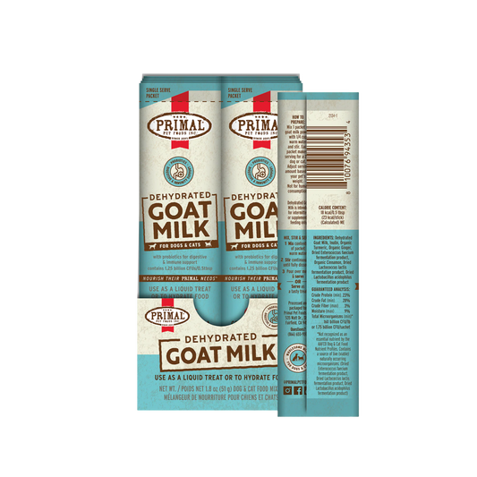 Primal Dehydrated Goat Milk for Dogs and Cats