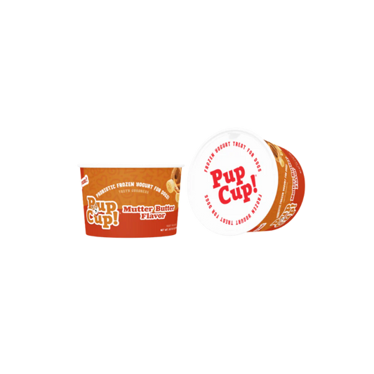 Pup Cup Mutter Butter Probiotic Frozen Yogurt for Dogs