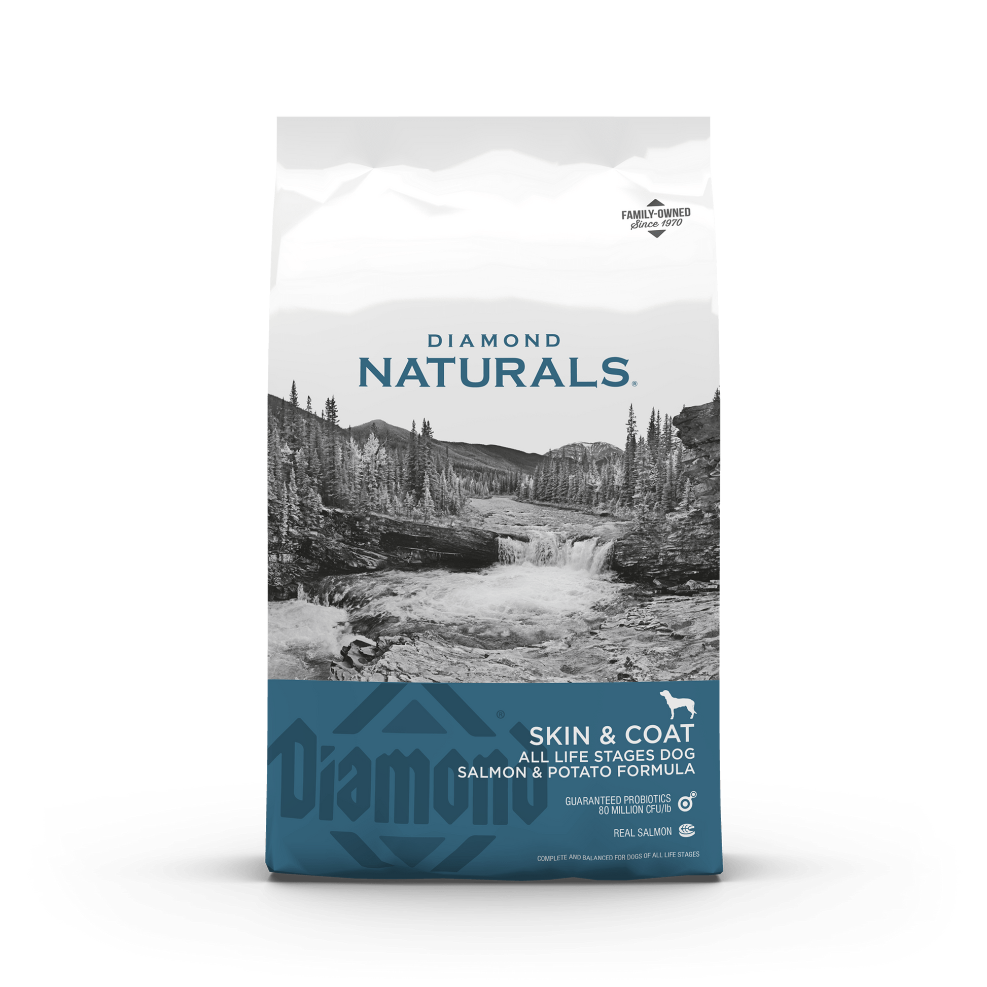 Diamond Naturals Skin & Coat All Life Stages Dog Salmon & Potato Formula - Pups & Cubs Premium Pet Food