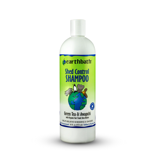 Earthbath Shed Control Shampoo: Green Tea & Awapuhi - Pups & Cubs Premium Pet Food