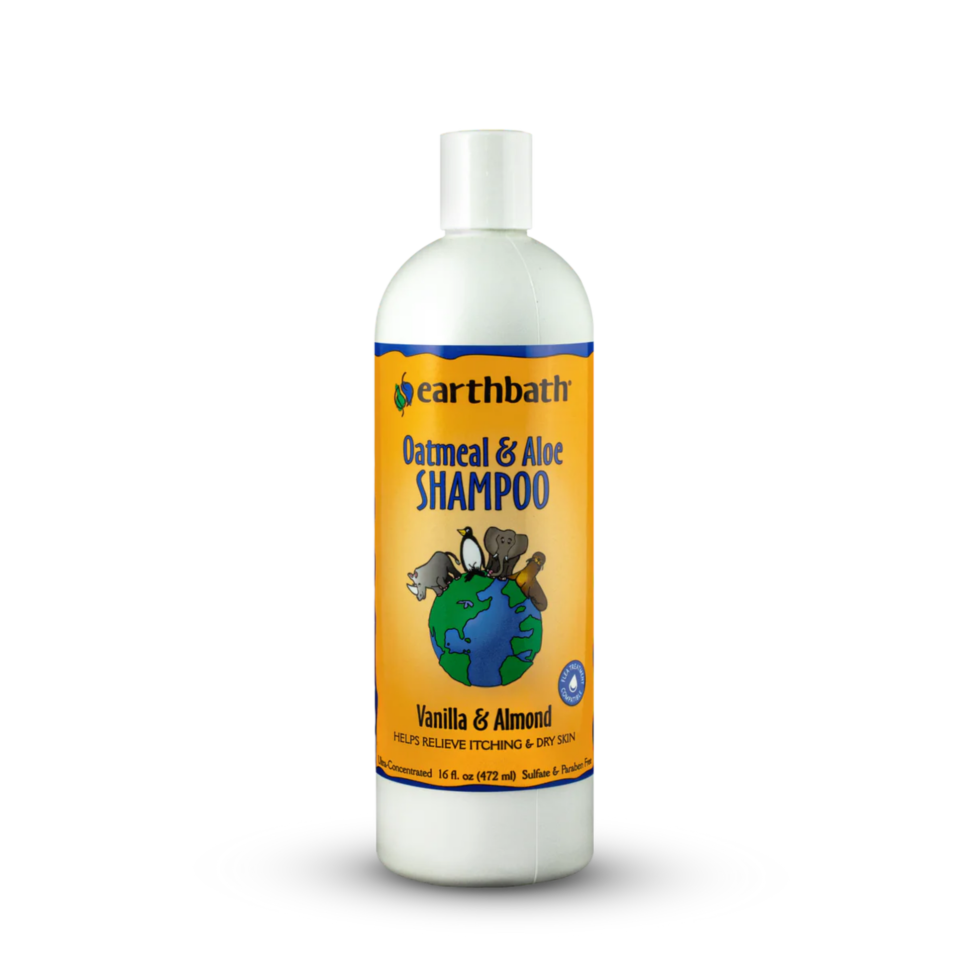 Earthbath Oatmeal & Aloe Shampoo: Vanilla & Almond - Pups & Cubs Premium Pet Food