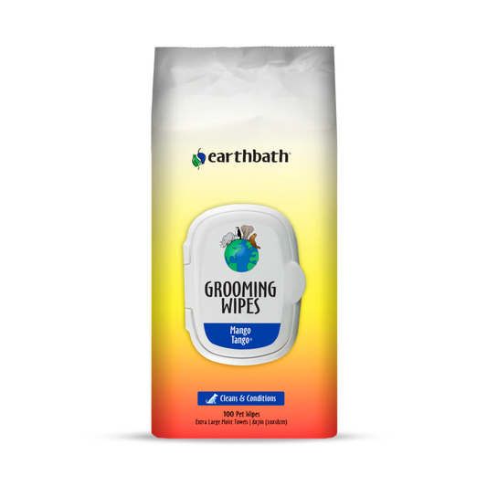 Earthbath Grooming Wipes: Mango Tango - Pups & Cubs Premium Pet Food
