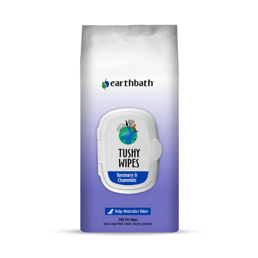 Earthbath Tushy Wipes: Rosemary & Chamomile - Pups & Cubs Premium Pet Food