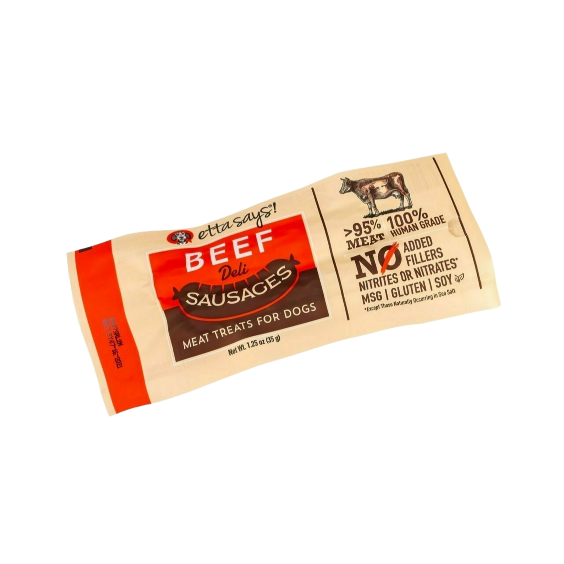 Etta Says Beef Deli Sausage - Pups & Cubs Premium Pet Food