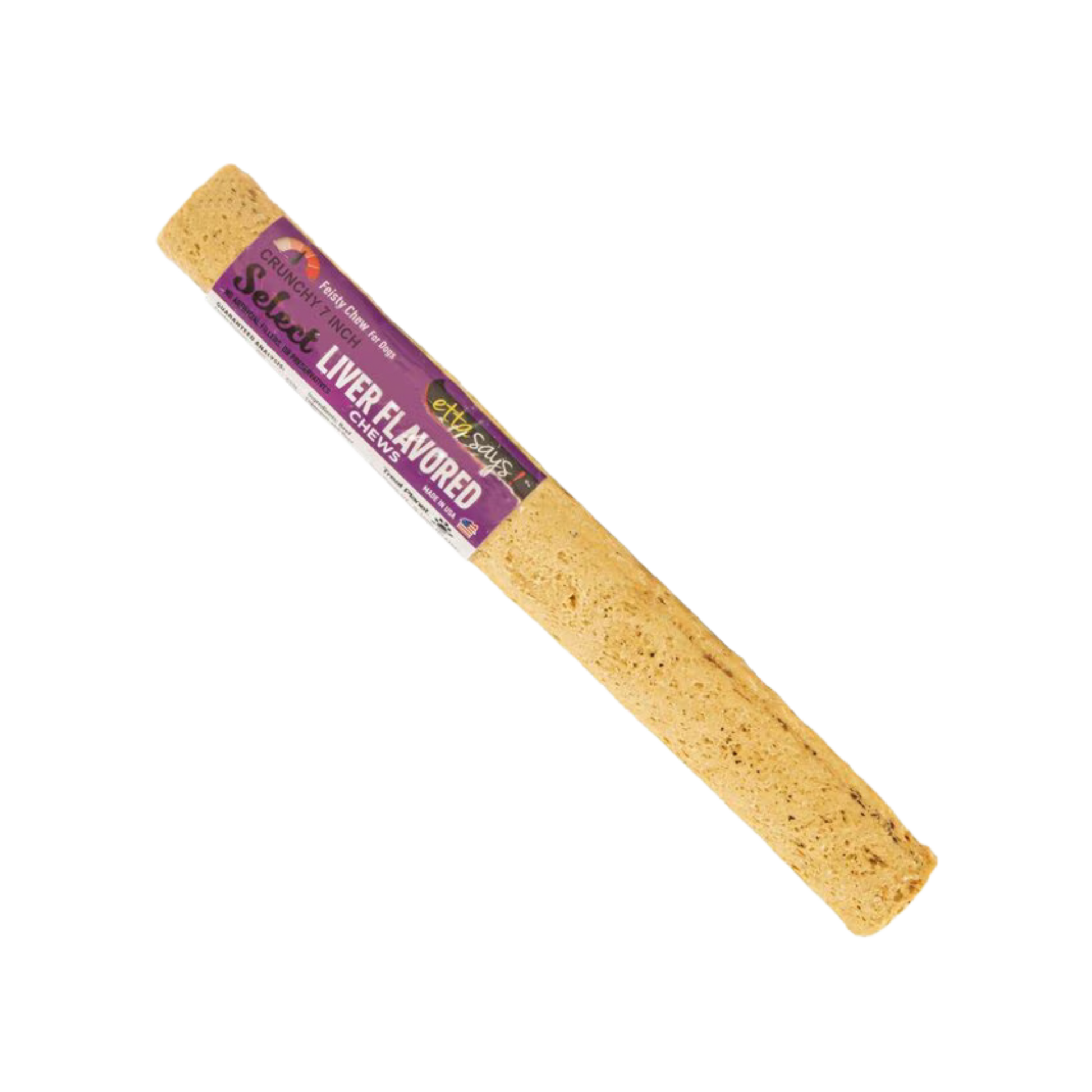 Etta Says Crunchy 7in. Select Liver Chew - Pups & Cubs Premium Pet Food