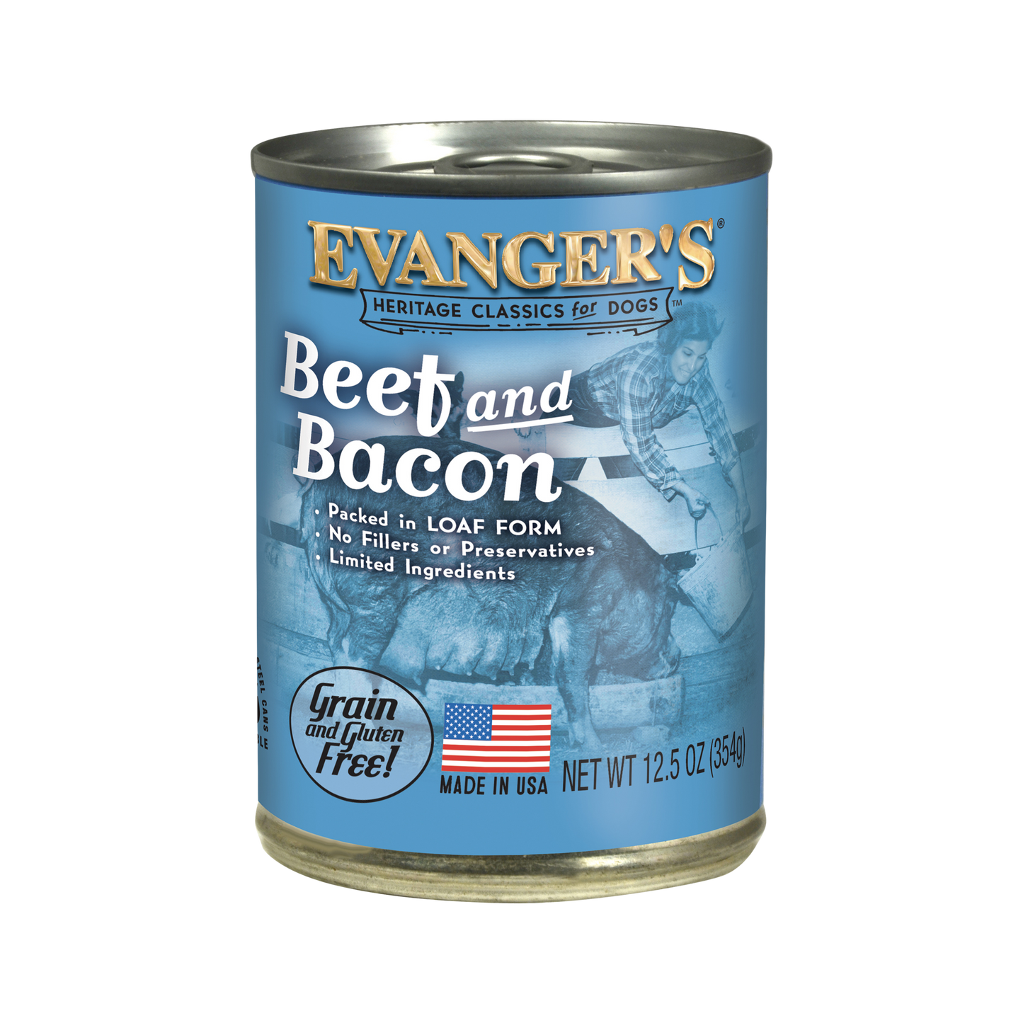 Evanger's Heritage Classic Beef & Bacon - Pups & Cubs Premium Pet Food