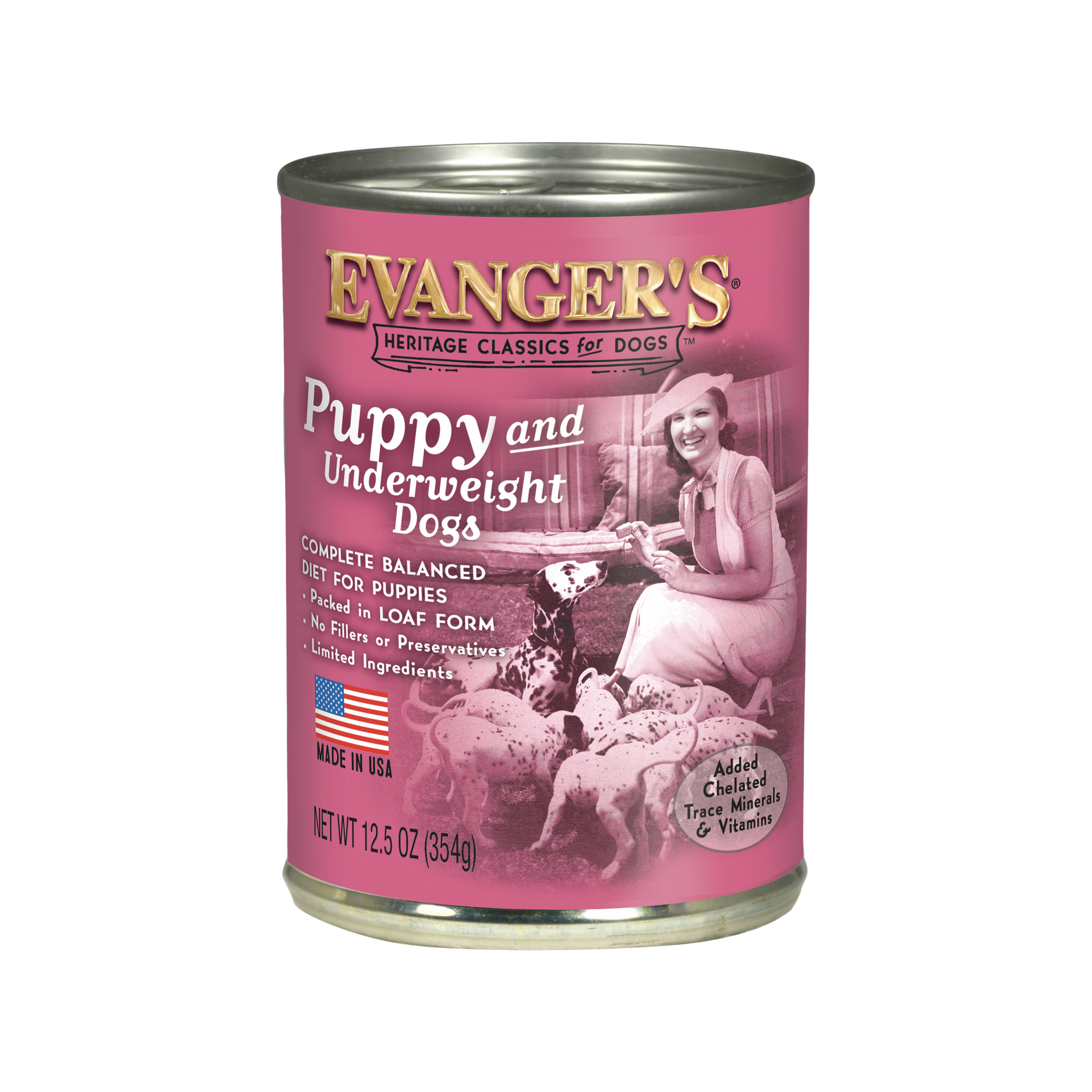 Evanger's Heritage Classic Puppy Food - Pups & Cubs Premium Pet Food