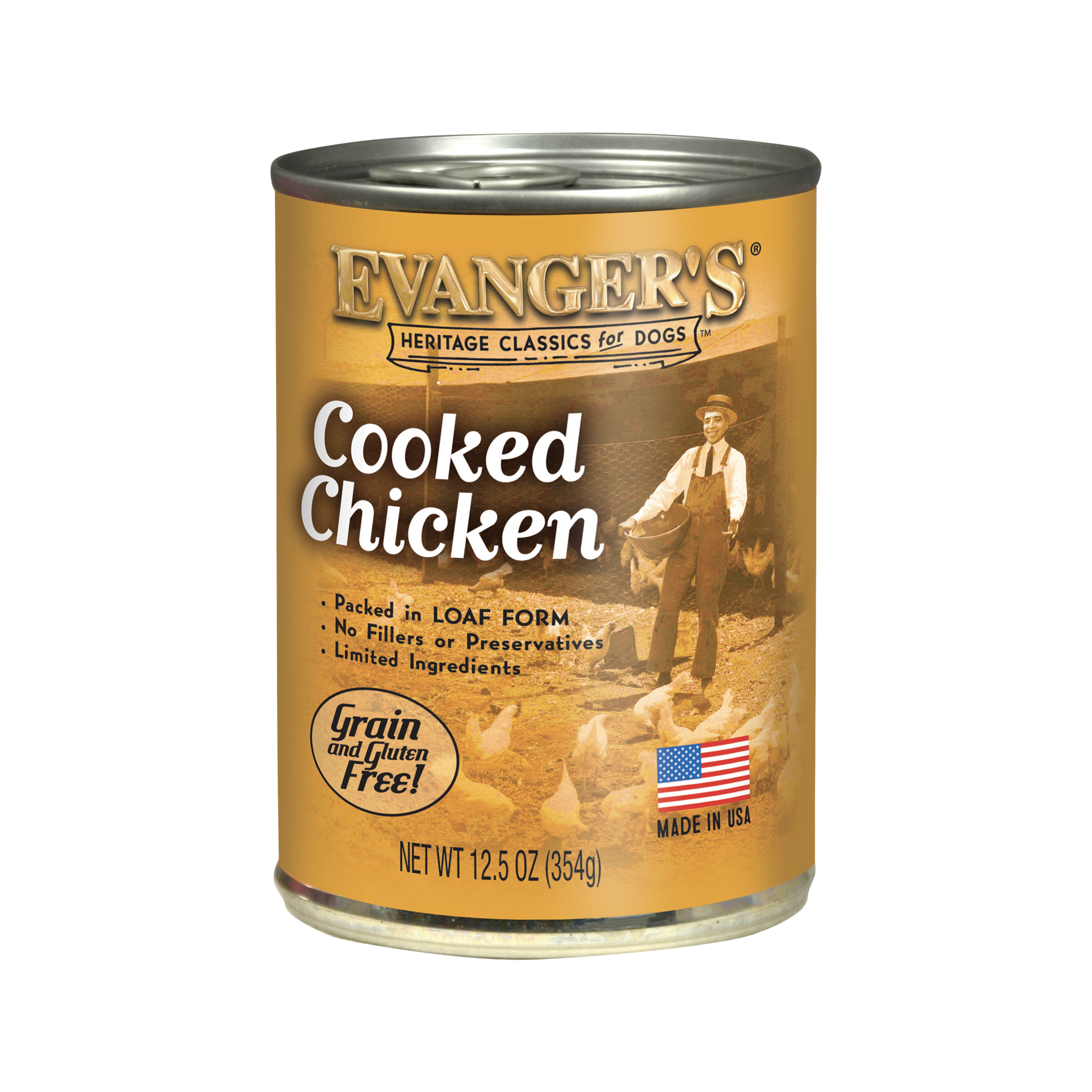 Evanger's Grain Free Heritage Classic Cooked Chicken - Pups & Cubs Premium Pet Food