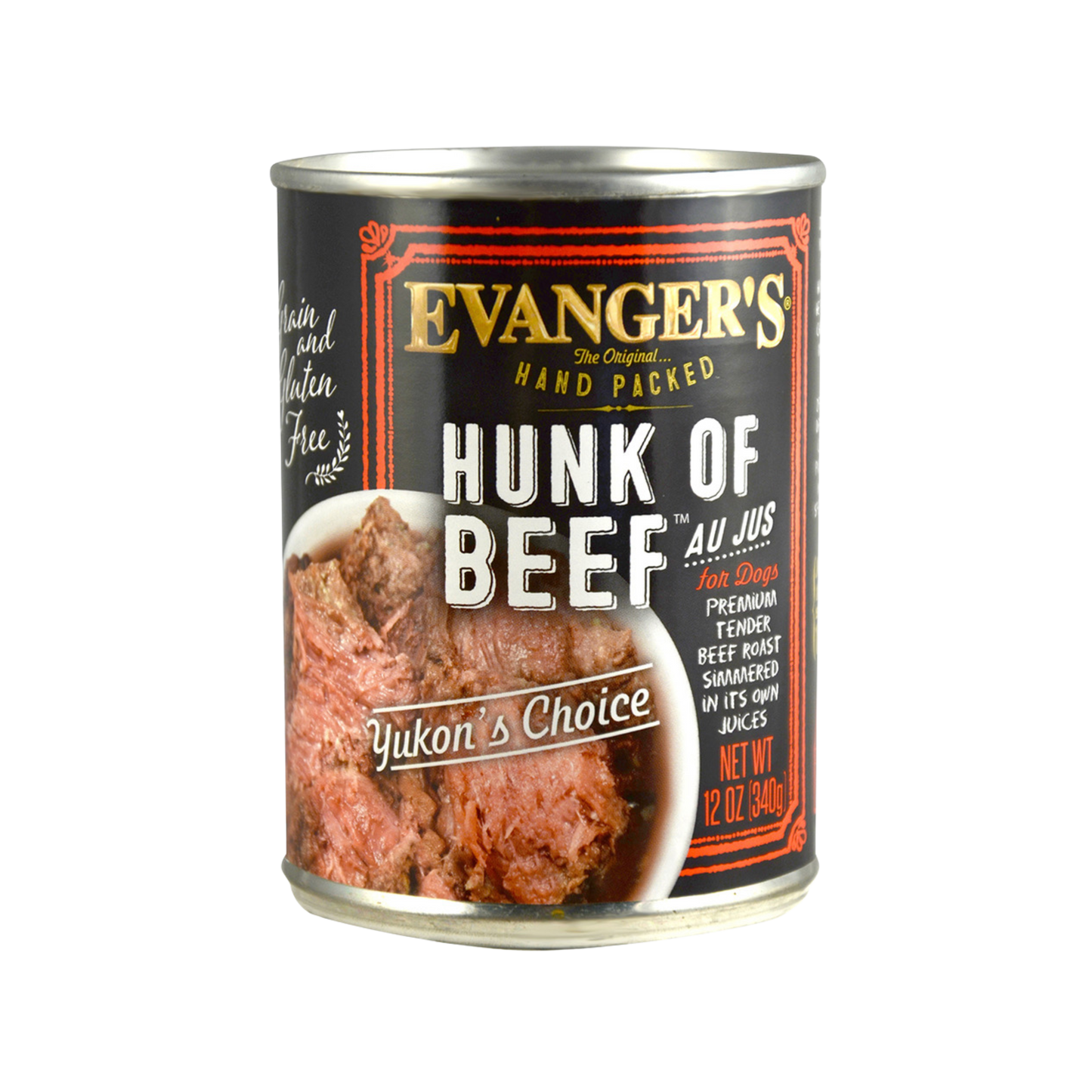 Evanger's Grain Free Hunk of Beef - Pups & Cubs Premium Pet Food