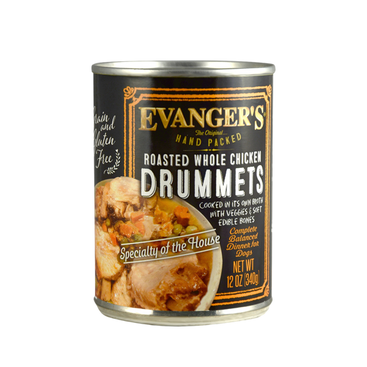 Evanger's Roasted Chicken Drummet Dinner - Pups & Cubs Premium Pet Food