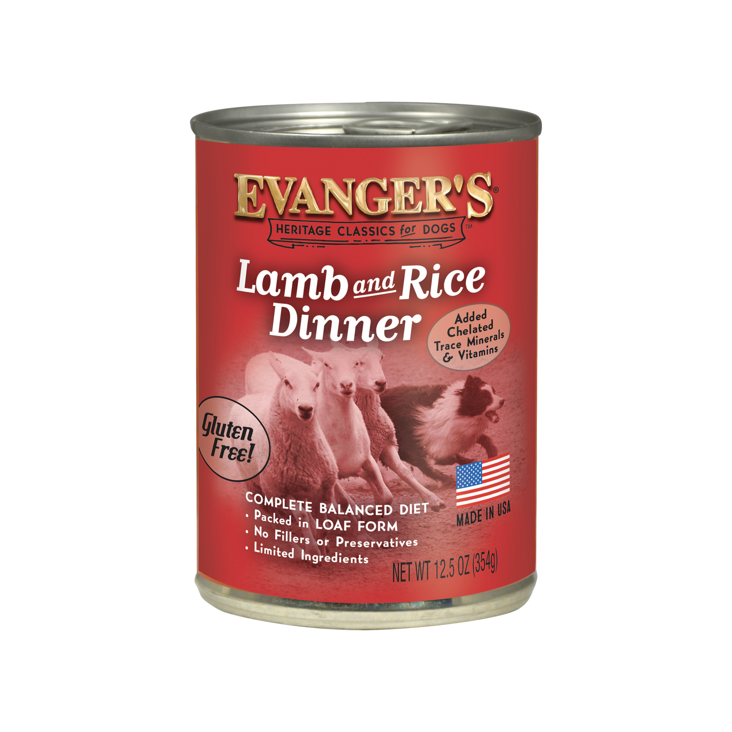 Evanger's Heritage Classic Lamb & Rice Dinner