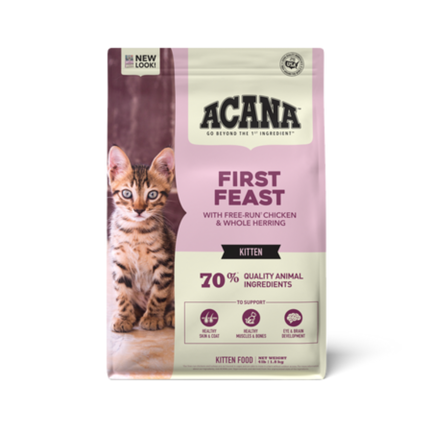 Acana First Feast Kitten Dry Cat Food - Pups & Cubs Premium Pet Food