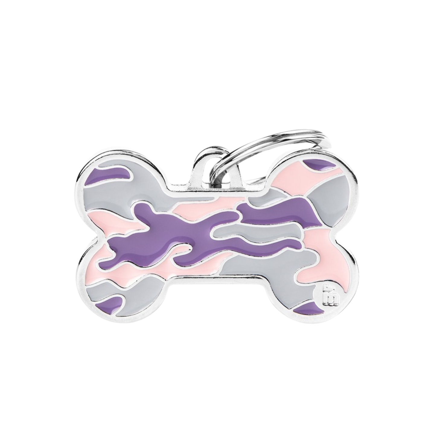 Myfamily Camouflage Bone ID Tag