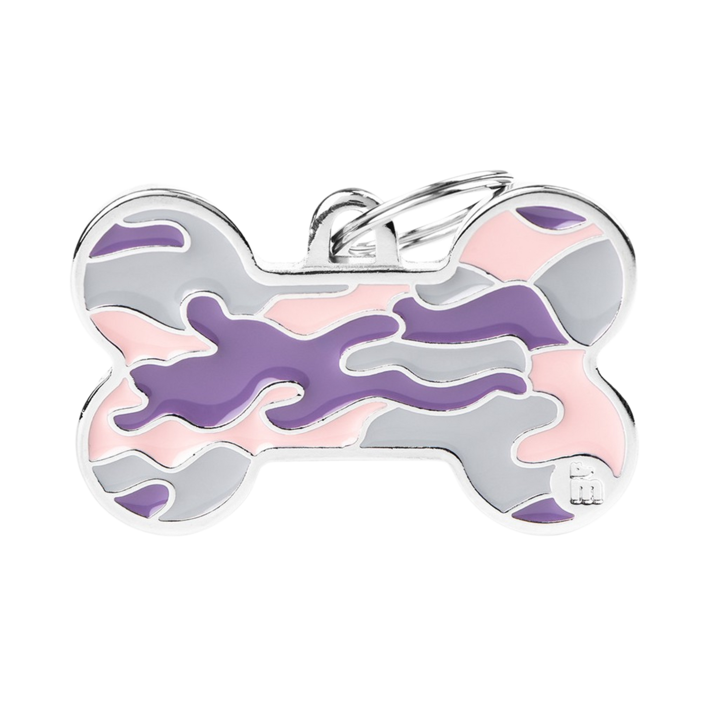 Myfamily Camouflage Bone ID Tag