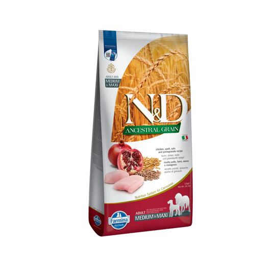 Farmina N&D Ancestral Grain Chicken & Pomegranate Dry Dog Food