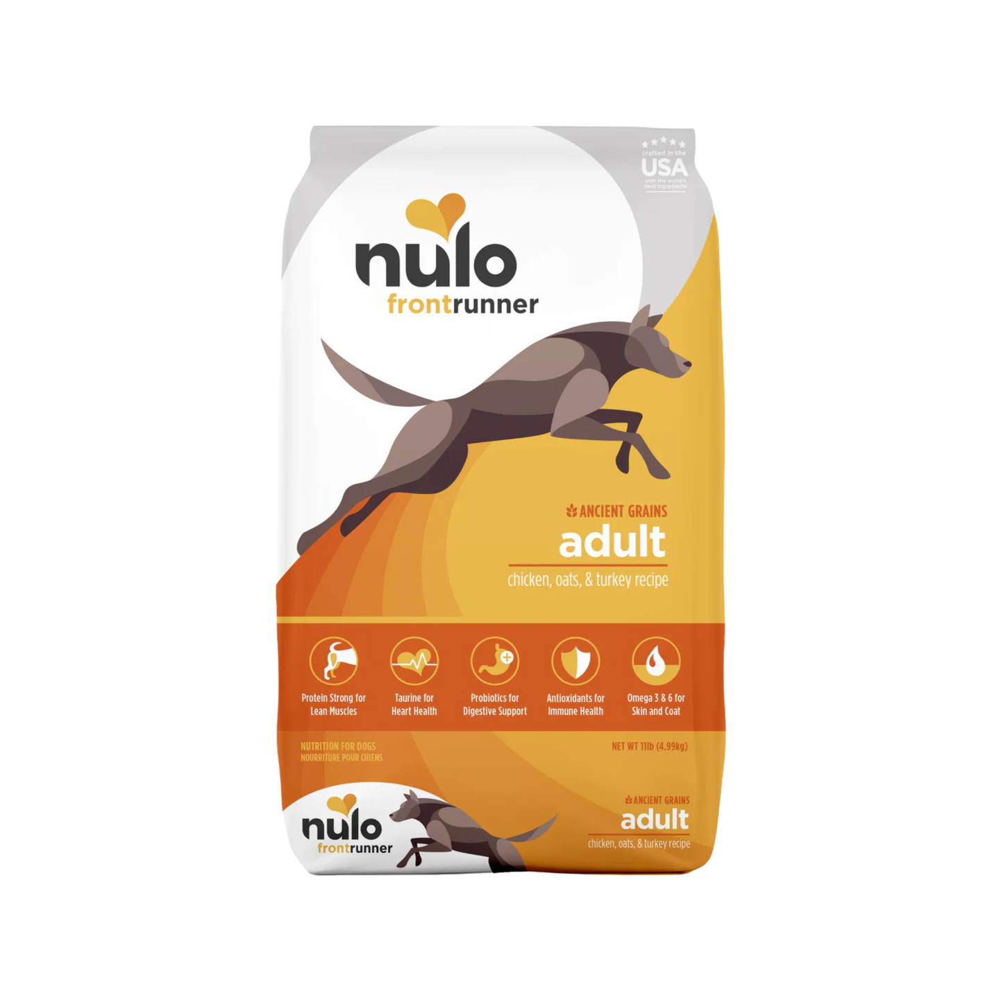 Nulo Frontrunner High-Protein Kibble Chicken, Oats & Turkey Recipe