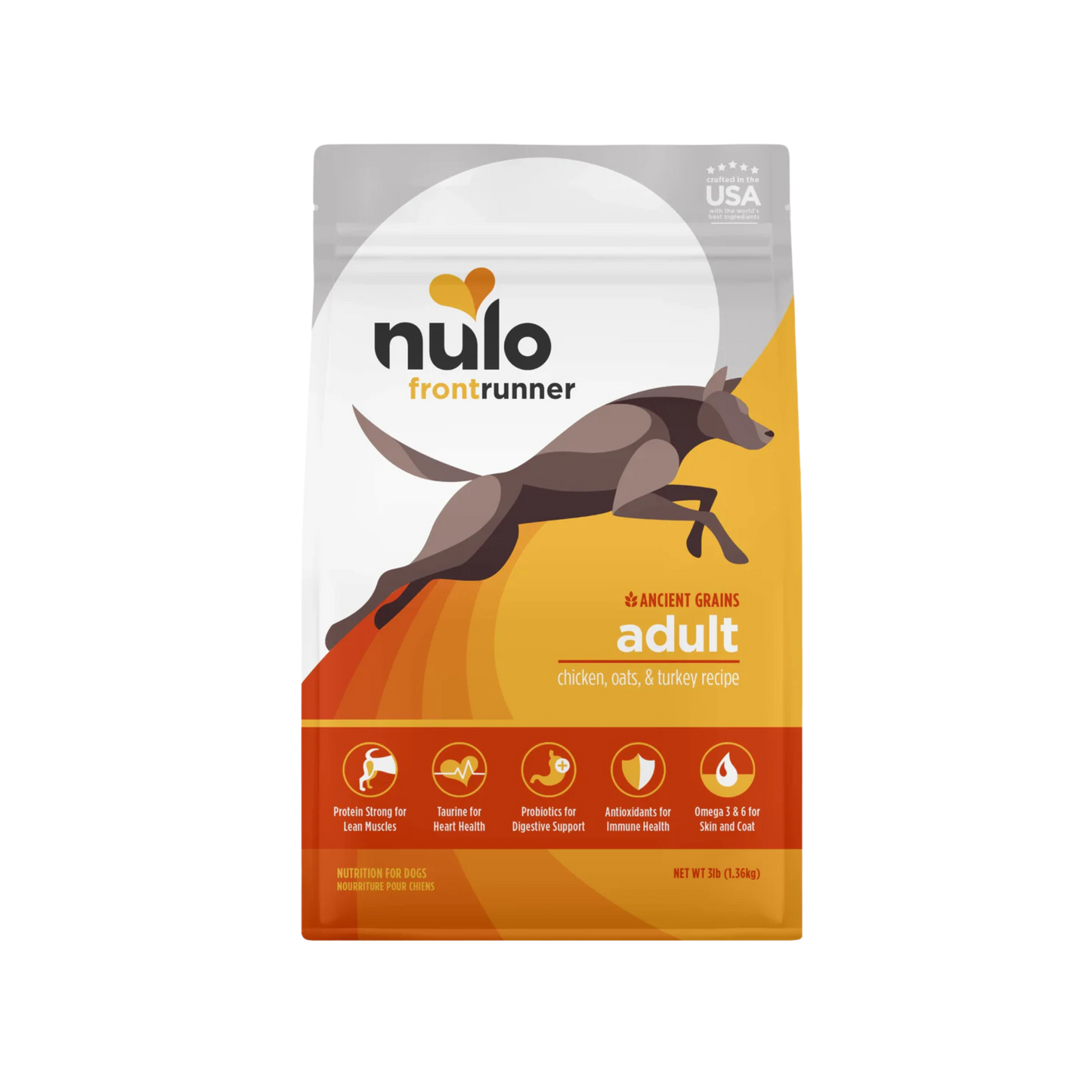 Nulo Frontrunner High-Protein Kibble Chicken, Oats & Turkey Recipe