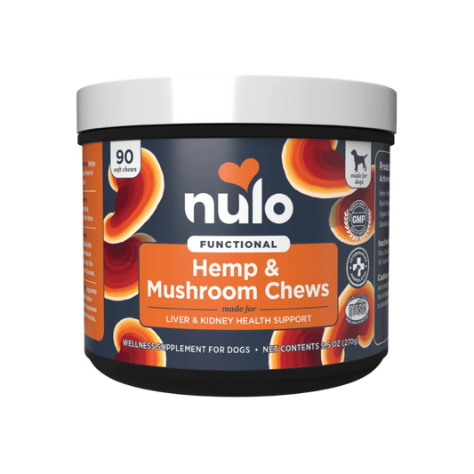 Nulo Hemp Seed & Reishi Mushroom Soft Chew Supplements For Dogs