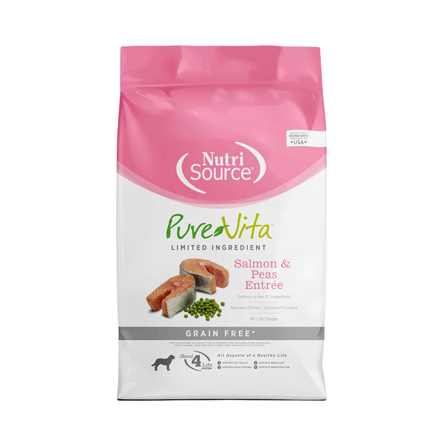 NutriSource PureVita Salmon & Peas Entrée Dry Dog Food