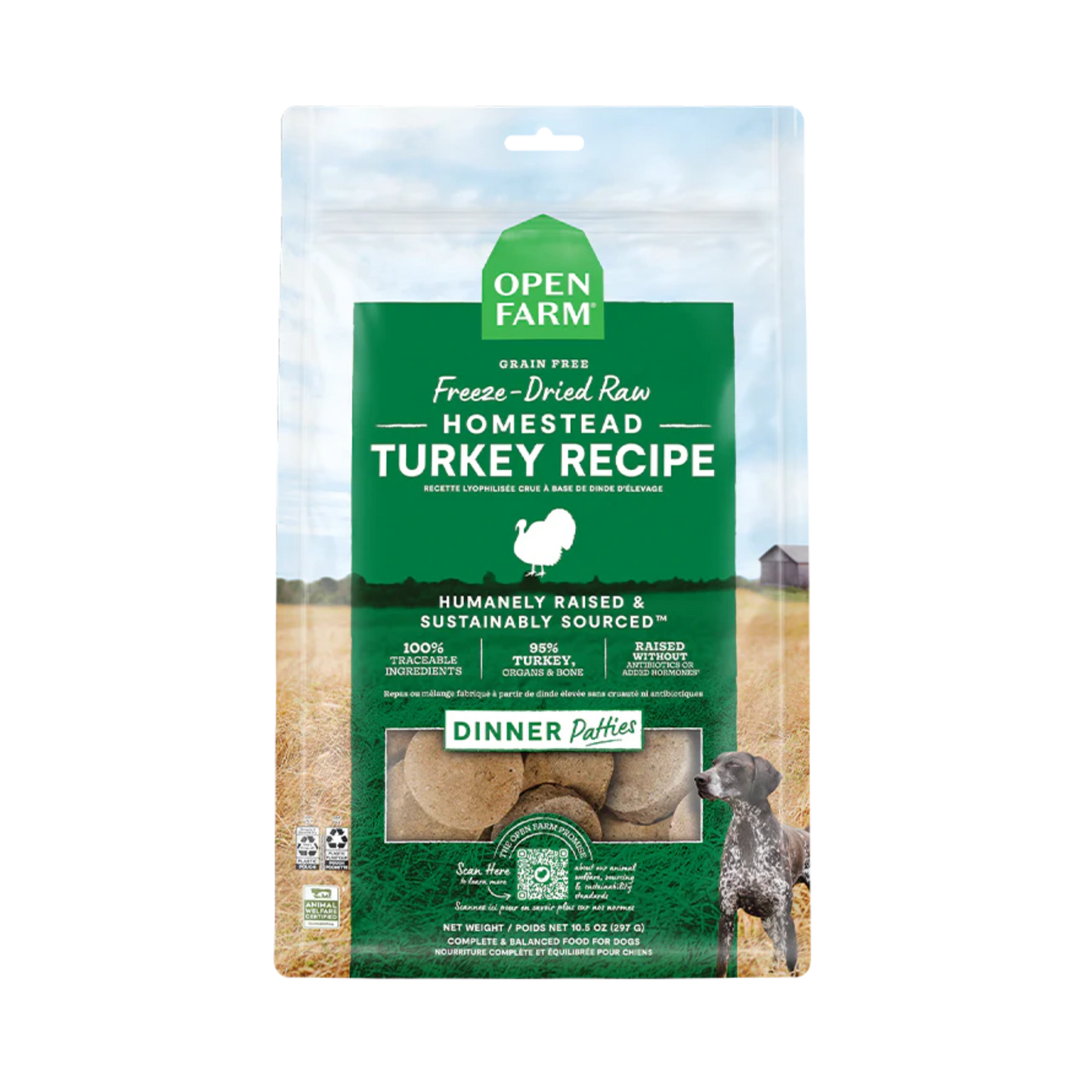 Open Farm Freeze Dried Raw Patties for Dogs