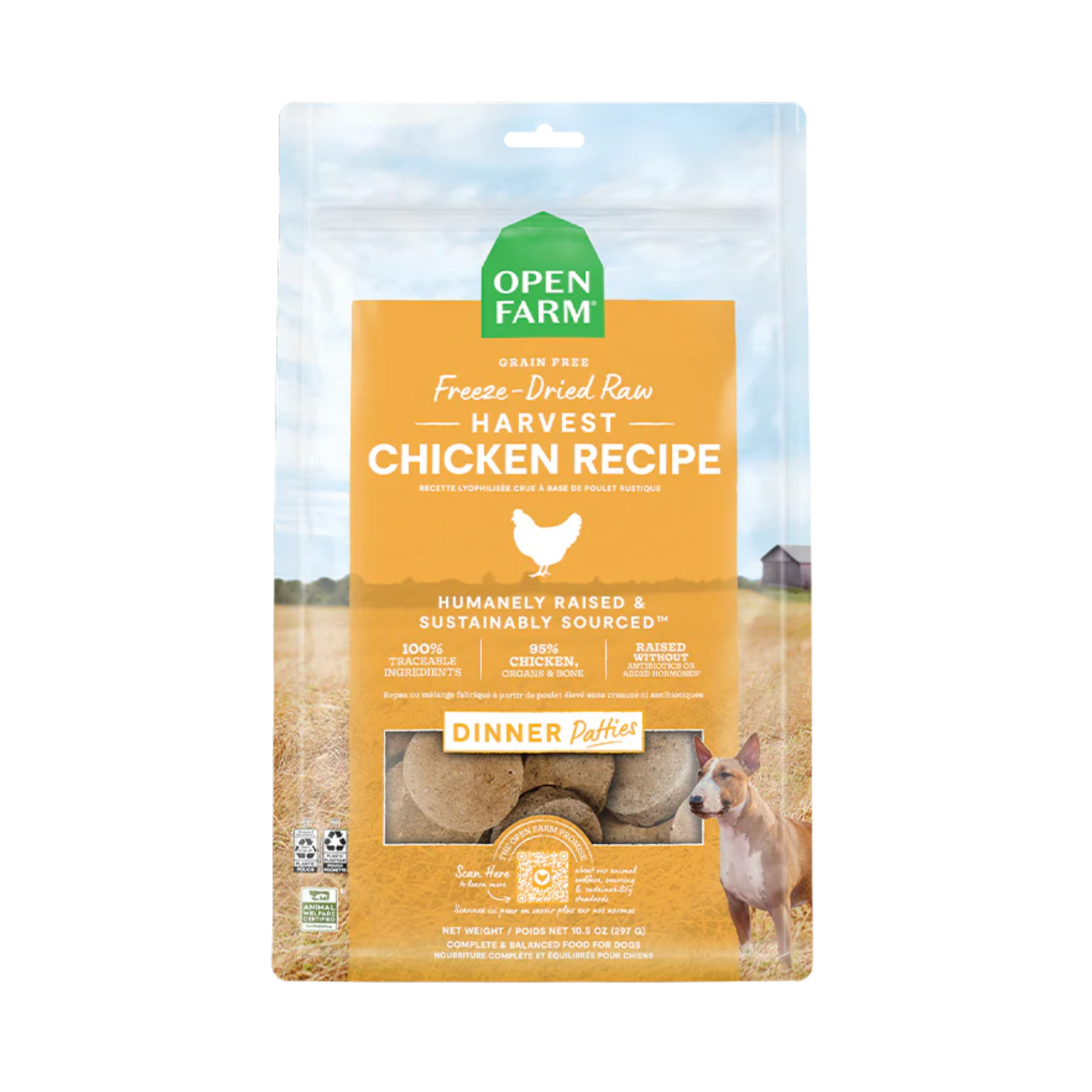 Open Farm Freeze Dried Raw Patties for Dogs