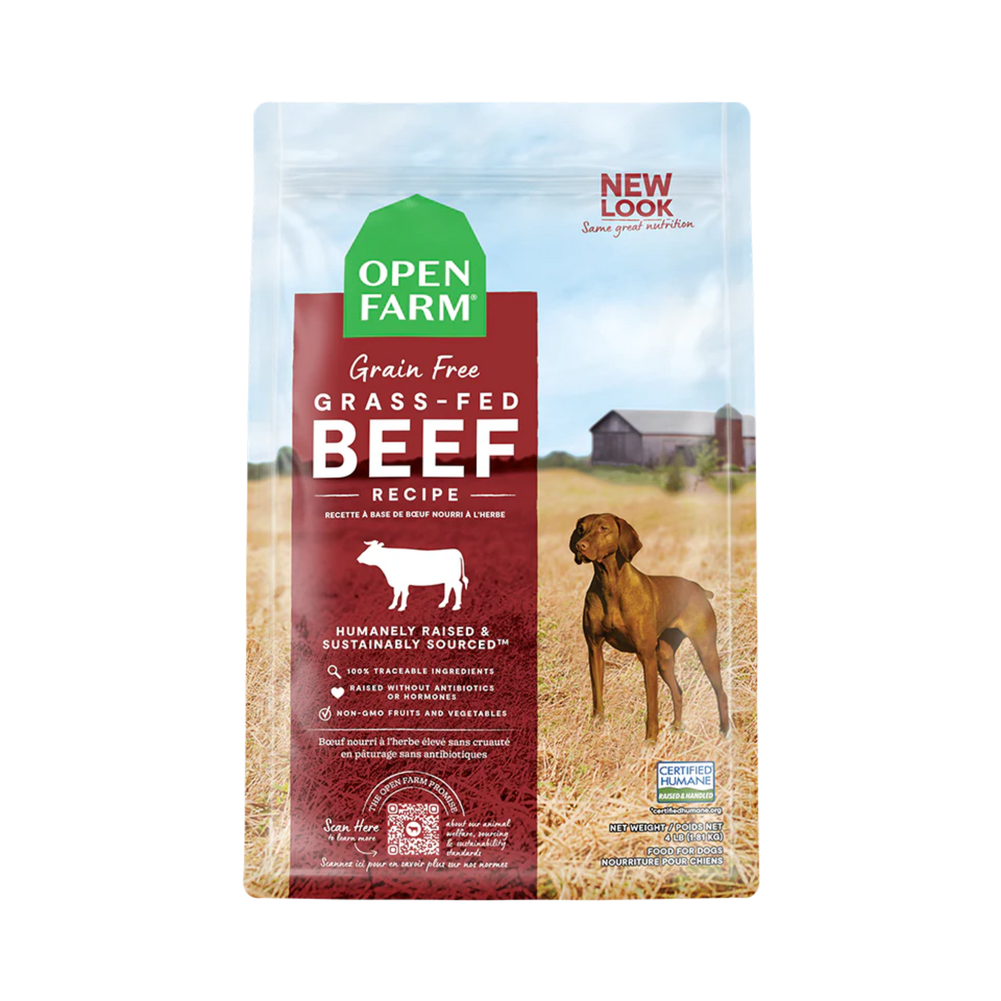 Open Farm Grass-Fed Beef Grain-Free Dry Dog Food