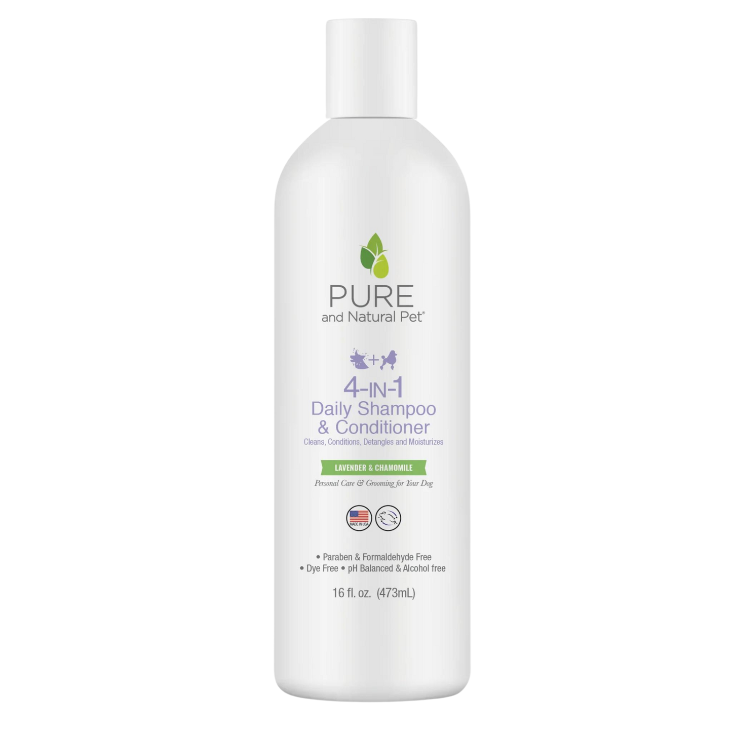Pure & Natural 4-in-1 Daily Shampoo: Lavender & Chamomile - Pups & Cubs Premium Pet Food