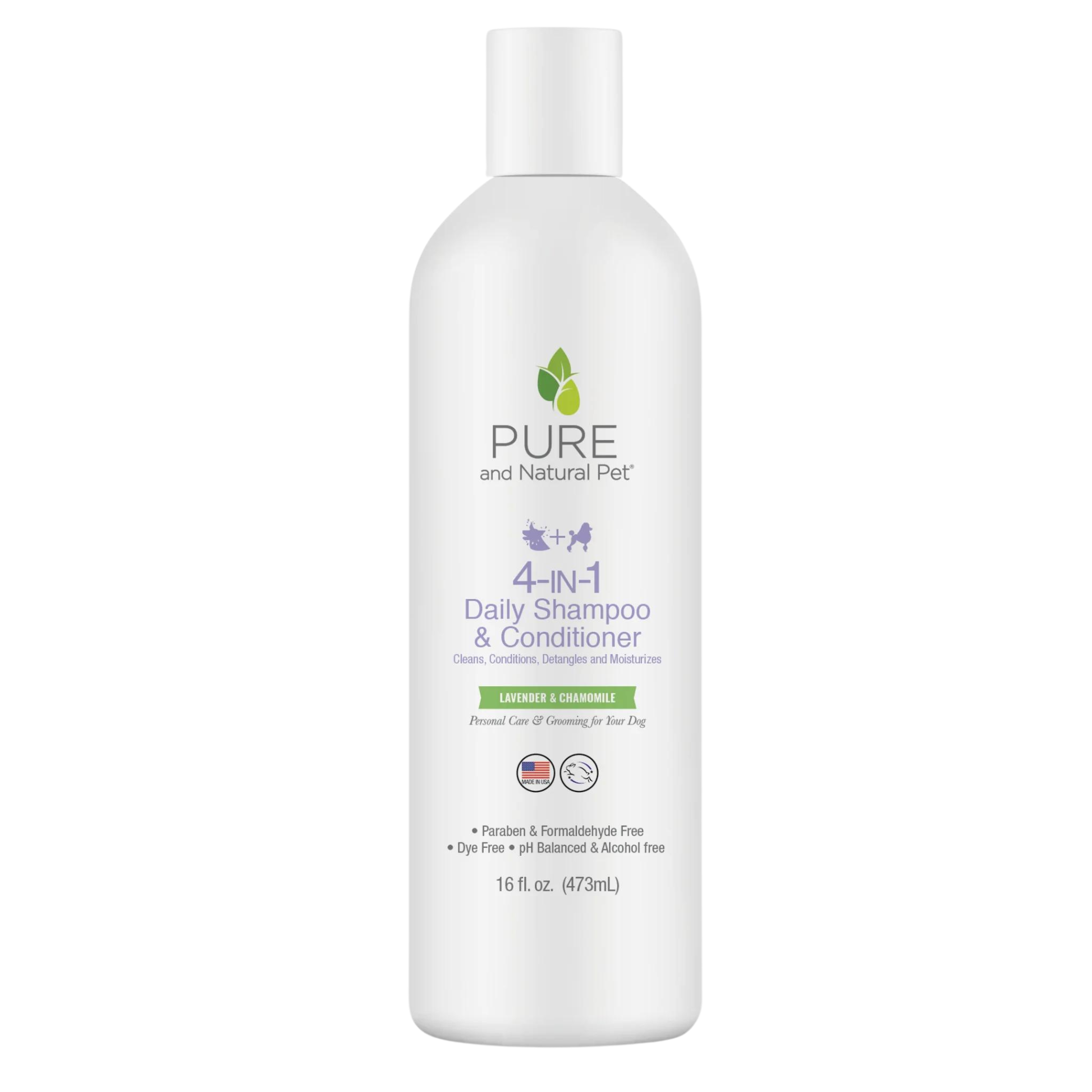 Pure & Natural 4-in-1 Daily Shampoo: Lavender & Chamomile - Pups & Cubs Premium Pet Food