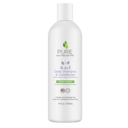 Pure & Natural 4-in-1 Daily Shampoo: Lavender & Chamomile - Pups & Cubs Premium Pet Food