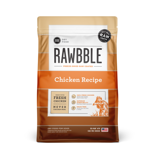 Rawbble Dry Food for Dogs – Chicken Recipe - Pups & Cubs Premium Pet Food
