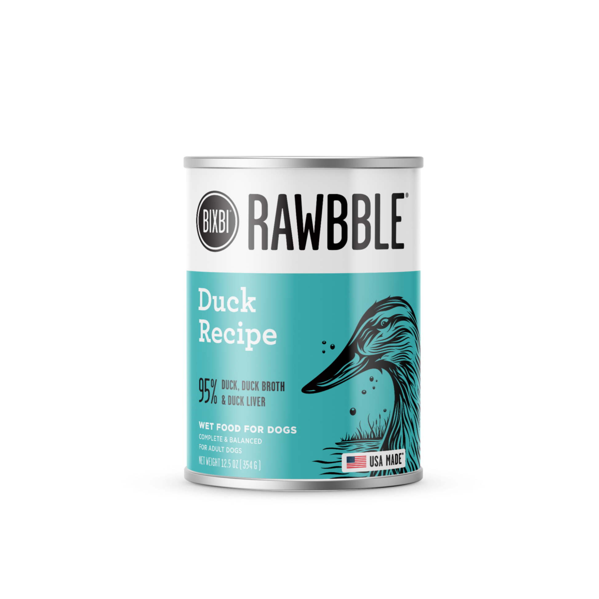 Rawbble Wet Food for Dogs – Duck Paté Recipe - Pups & Cubs Premium Pet Food